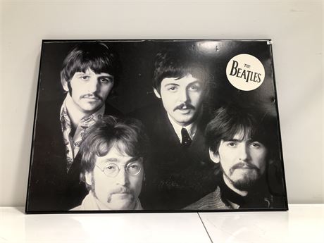 THE BEATLES PICTURE 32X23”