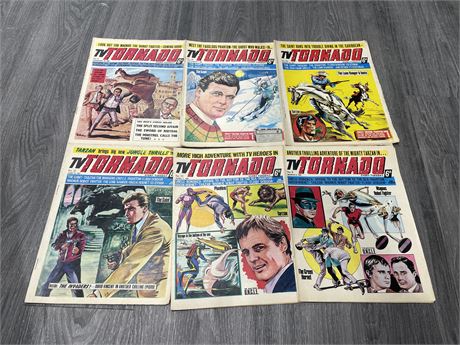 6 1960’S TORNADO COMICS