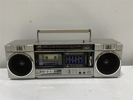 JVC PC-4J CASSETTE RADIO (Untested)