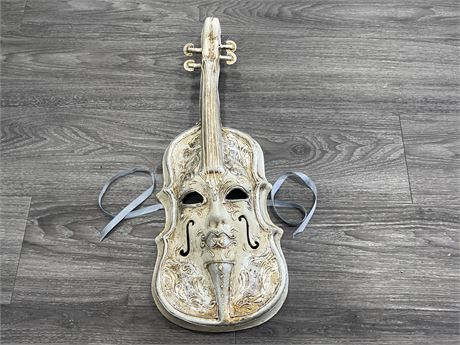 VENETIAN PUCCINI MASK - HAND CRAFTED IN ITALY - 23” LONG