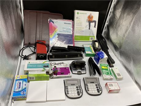 LOT OF MISC OFFICE SUPPLIES