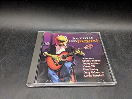 RARE - KERMIT UNPLUGGED - LIMITED EDITION MUSIC CD (E) EXCELLENT CONDITION