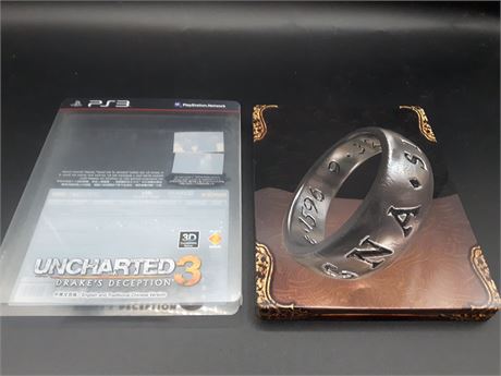 JAPANESE - UNCHARTED 3 STEELBOOK - PS3
