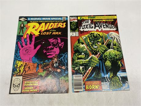 THE TOXIC AVENGER #1 & RAIDERS OF THE LOST ARC #1