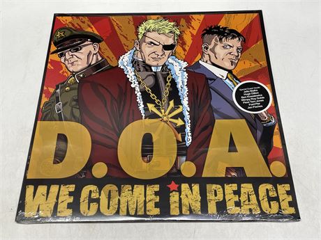 SEALED - D.O.A. - WE COME IN PEACE