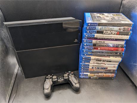 PS4 500 GB CONSOLE WITH GAMES - VERY GOOD CONDITION - TESTED & WORKING