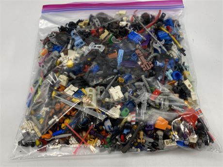 BAG OF LEGO CHARACTER PIECES