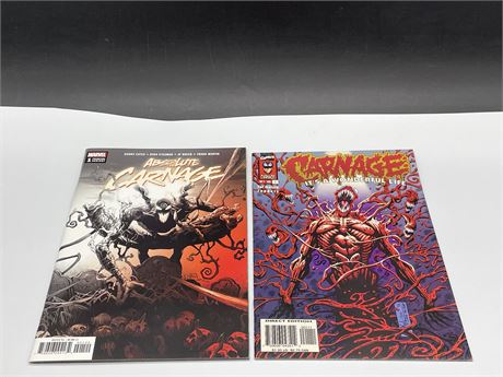 CARNAGE ITS A WONDERFUL LIFE #1 & ABSOLUTE CARNAGE #1