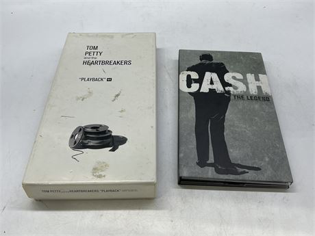 JOHNNY CASH & TOM PETTY CD BOX SETS