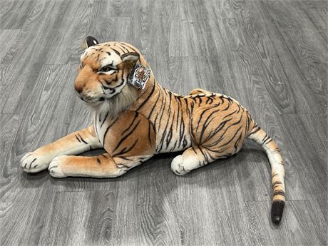 NEW BEST MADE CO STUFFED TIGER W/ LABEL (42”)