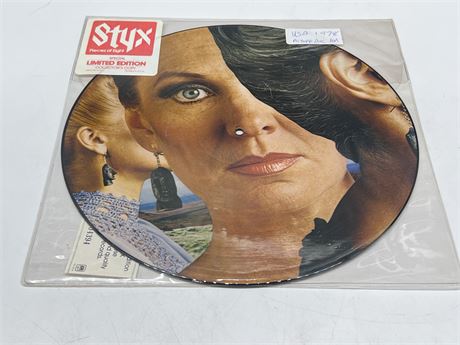 1978 STYX - LIMITED EDITION PICTURE DISC - NEAR MINT (NM)