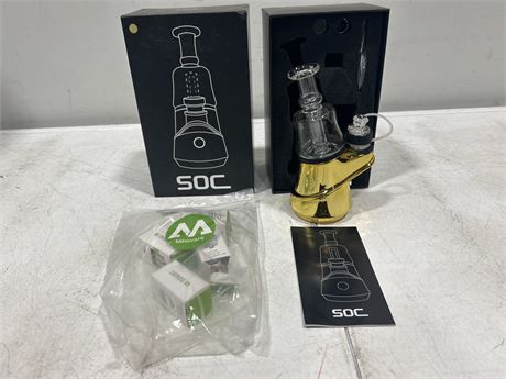 2 SOC OIL VAPORIZERS W/EXTRAS NEW IN BOX