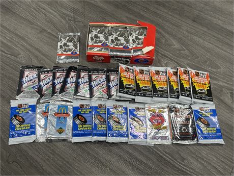 48 SEALED ASSORTED 1990-91 NHL CARD PACKS