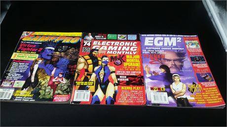 COLLECTION OF THREE VIDEO GAME MAGAZINES