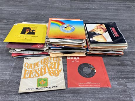 LOT OF MISC 45 RECORDS