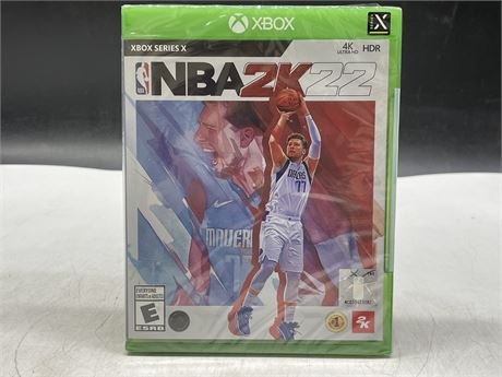 SEALED - NBA 2K22 - XBOX SERIES X