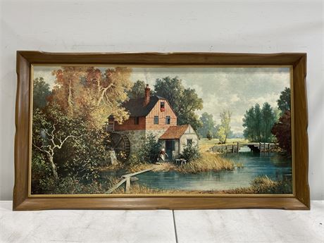 LARGE MCM FRAMED PICTURE (52”X28”)