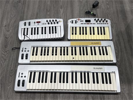 4 KEYBOARDS - UNTESTED / AS IS