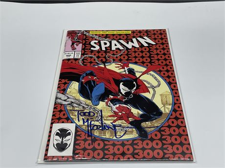 SIGNED - SPAWN #300 - SIGNED BY TODD MCFARLANE