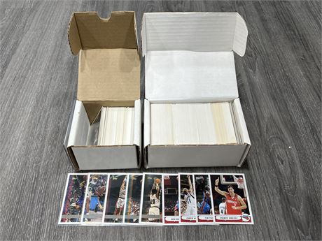 2 BOXES OF 1996-98 TOPPS NBA CARDS