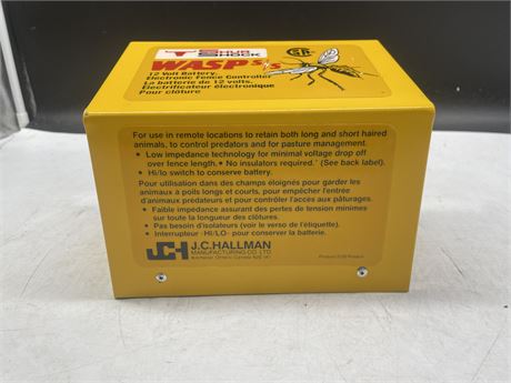 SURE SHOCK WASP ELECTRONIC FENCE CONTROL IN BOX