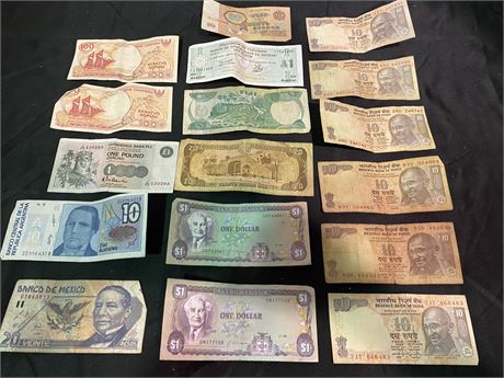 LOT OF MISC CURRENCY