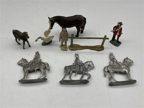VINTAGE SMALL LEAD SOLDIERS & OTHERS (Some are Britain’s)
