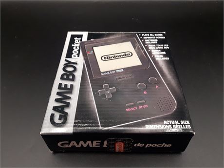 GAMEBOY POCKET CONSOLE - MINT - COMPLETE IN BOX