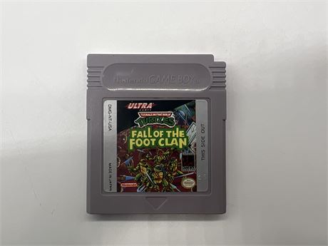 TMNT FALL OF THE FOOT CLAN - GAMEBOY