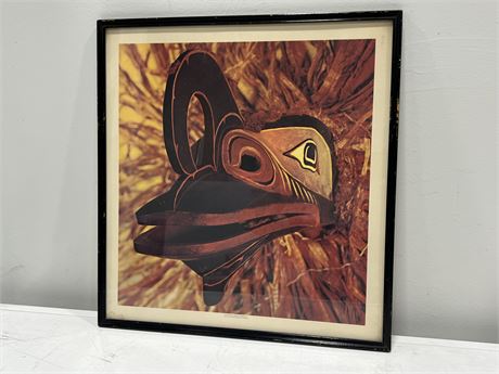 INDIGENOUS UBC MUSUEM PRINT “HAMATSA BIRD-MONSTER” (18”x19”)