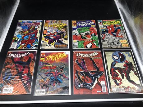 8 MARVEL SPIDER-MAN COMICS