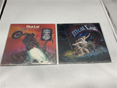 2 MEAT LOAF RECORDS - EXCELLENT (E)