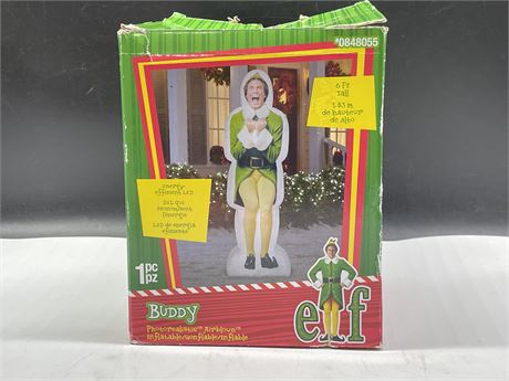 6FT BUDDY THE ELF INFLATABLE