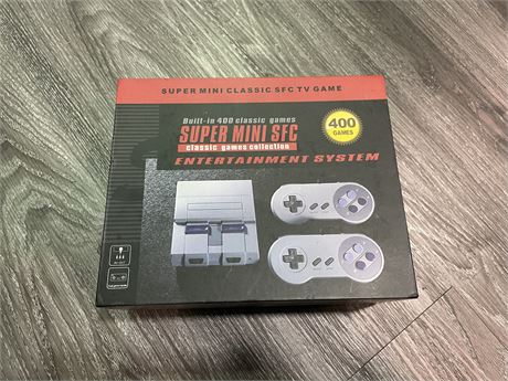 SUPER MINI CLASSIC SFC CONSOLE WITH 400 BUILT IN GAMES