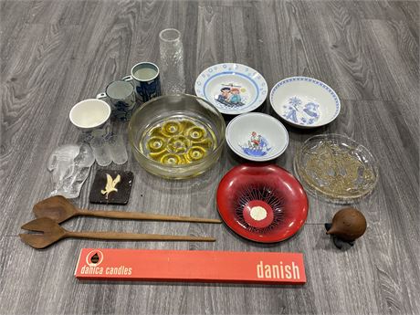LOT OF COLLECTABLE SCANDINAVIAN ITEMS