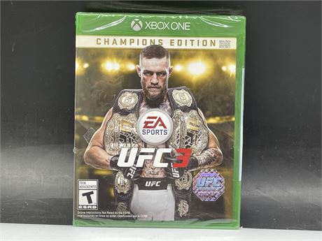 SEALED XBOX ONE UFC 3 CHAMPIONS EDITION