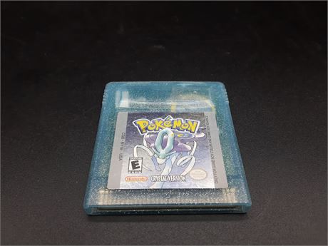 POKEMON CRYSTAL (AUTHENTIC) NOT WORKING - AS IS - NEEDS REPAIRS - GBC