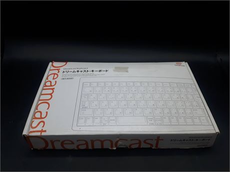 JAPANESE DREAMCAST KEYBOARD - CIB - EXCELLENT CONDITION