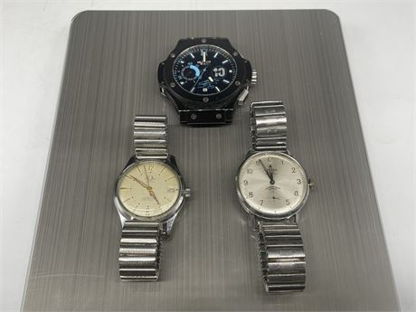 3 MISC WATCHES