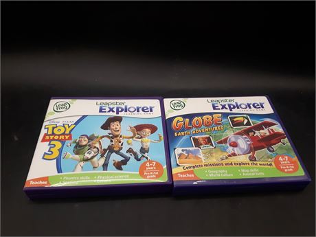 COLLECTION OF LEAPSTER GAMES