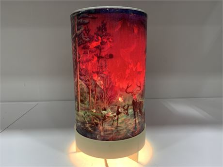 1956 MOTION LAMP “Forest fire”