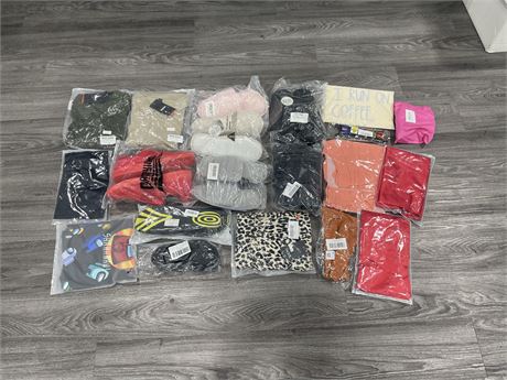 LOT OF AMAZON CLOTHES, SHOES & SLIPPERS