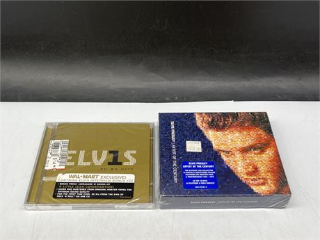 SEALED ELVIS 3 CD BOX SET + SEALED ELVIS WALMART EXCLUSIVE CD