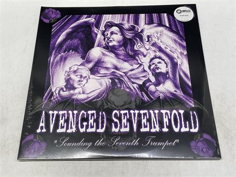 SEALED - AVENGED SEVENFOLD - SOUNDING THE SEVENTH TRUMPET 2 LP’S ON PURPLE VINYL