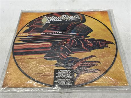 JUDAS PRIEST - SCREAMING FOR VENGEANCE PICTURE DISC - EXCELLENT (E)