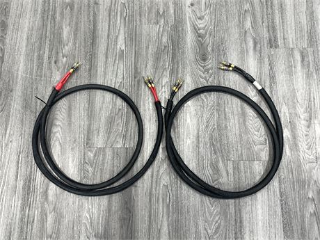PAIR OF HIGH VALUE ULTRA LINK SPEAKER CABLES