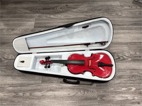 HAND CRAFTED RED CREMONIA VIOLIN - SIZE 3/4 - MADE IN CHINA
