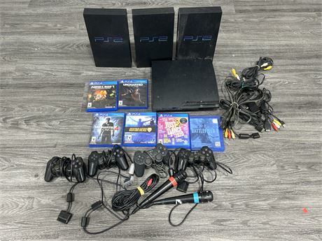 PLAYSTATION LOT - UNTESTED/AS IS