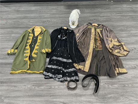 LOT OF MISC COSTUMES - LARGER SIZES