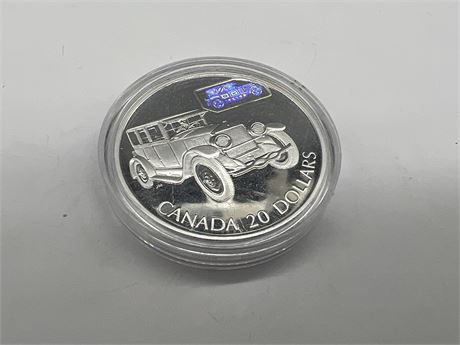 2002 CANADIAN $20 SILVER COIN